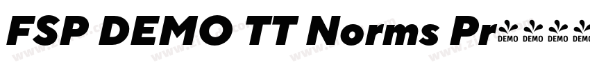 FSP DEMO TT Norms Pr字体转换